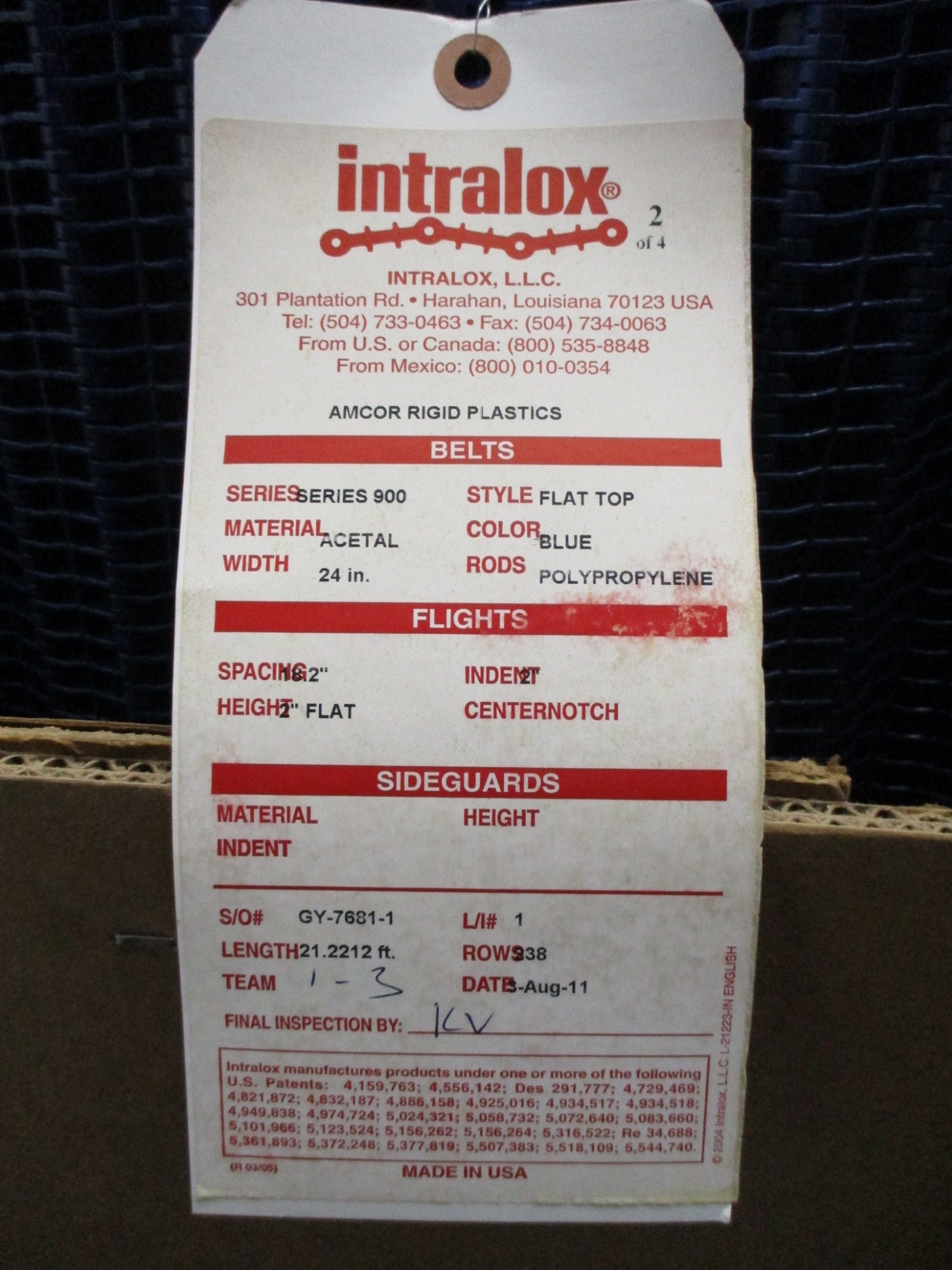 INTRALOX GY7681 SER.90 NSMP
