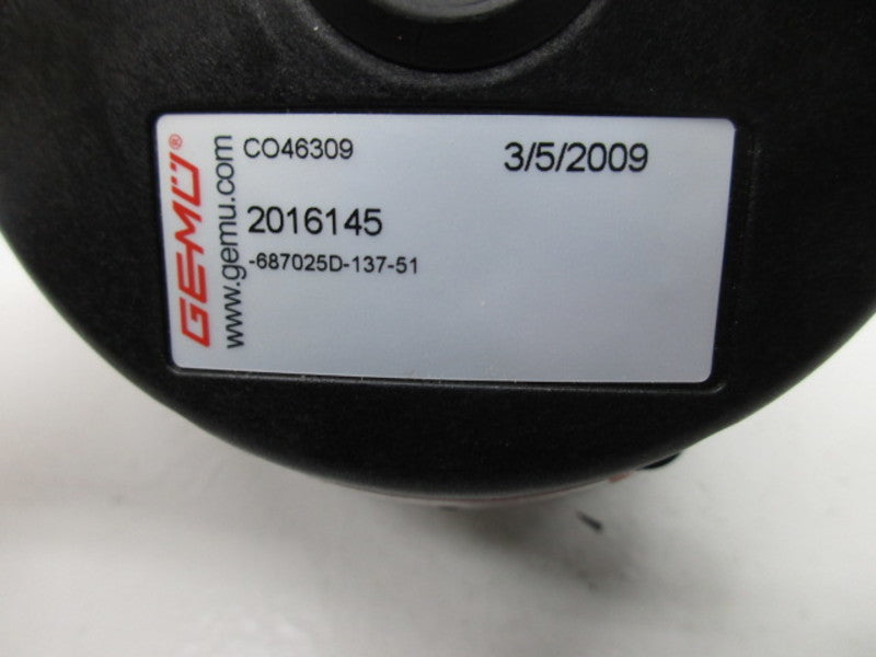 GEMO 2016145-687025D-137-51 STAINLESS STEEL DIAPHRAGM VALVE  NSMP