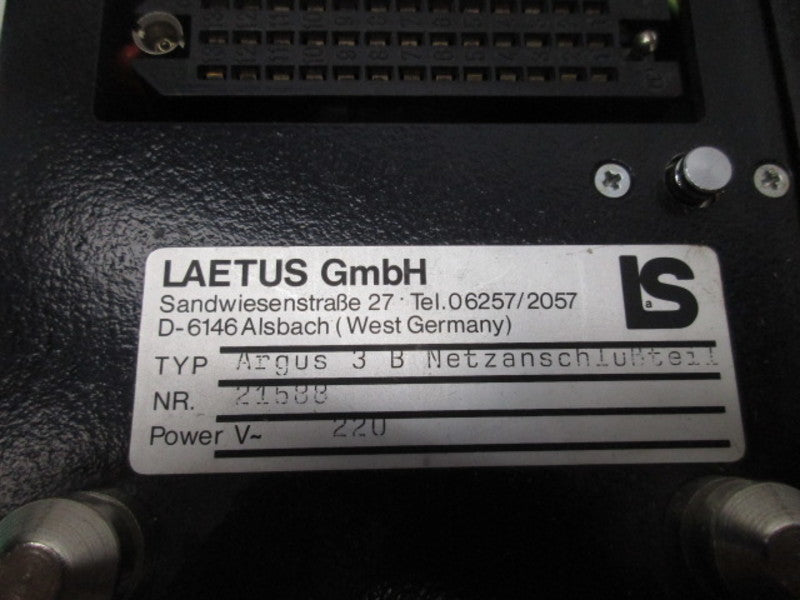 LAETUS ARGUS 3 B POWER SUPPLY 220V  UNMP