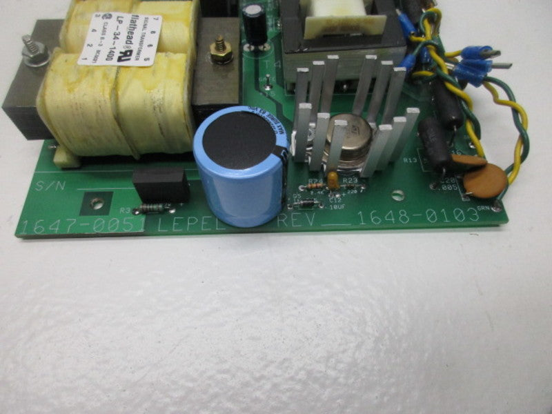 LEPEL 1647-005 POWER SUPPLY CIRCUIT BOARD  NSNP