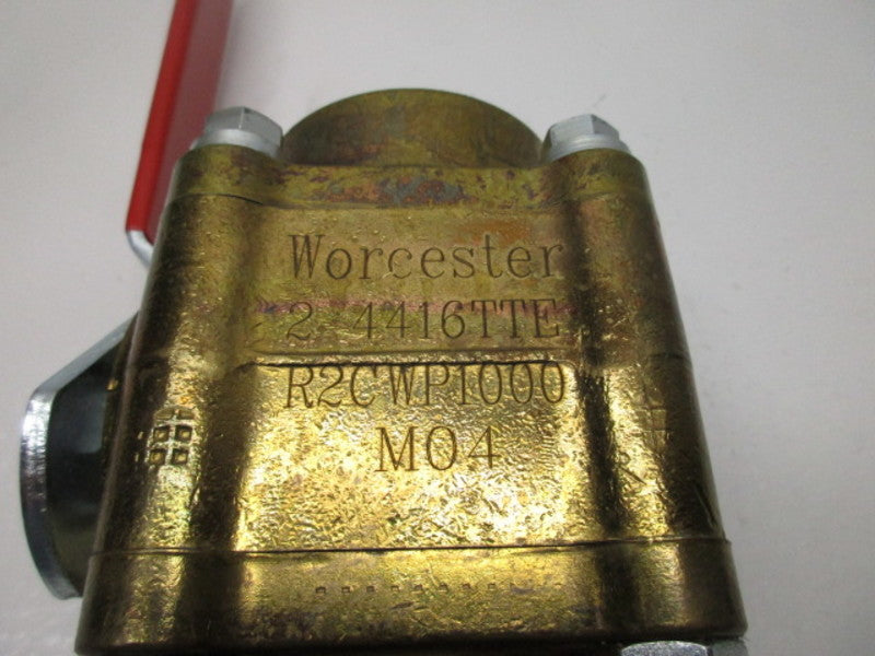 WORCESTER R2CWP1000 4416TTE 2" 1000 CWP BRASS BALL VALVE  NSNP