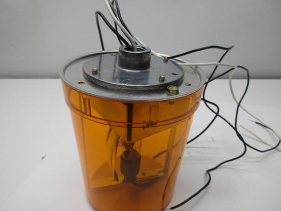 FEDERAL SIGNAL 121S120ASB ROTATING LIGHT AMBER (AS PICTURED)  UNMP