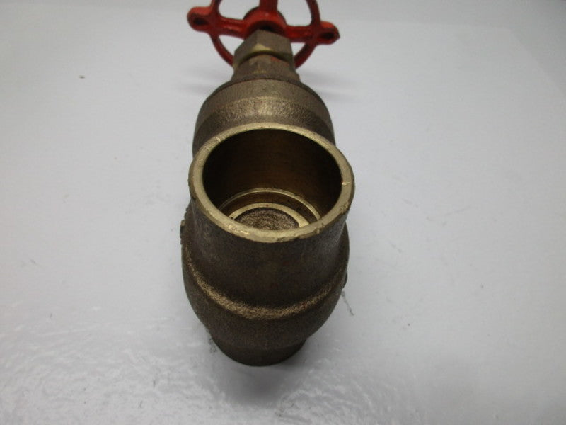 STOCKHAM B-112 1-1/4 CxC BRASS GATE VALVE 200 CWP  NSNP