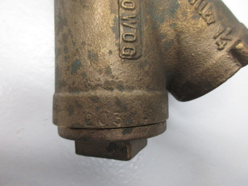 KECKLER 2036 BRASS Y STRAINER 1-1/4" 400 WOG  NSNP