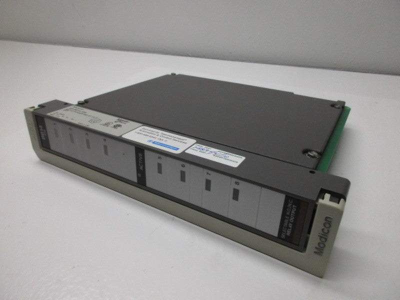 MODICON AS-B814-108 I/O POWER RELAY OUTPUT MODULE * REMAN *