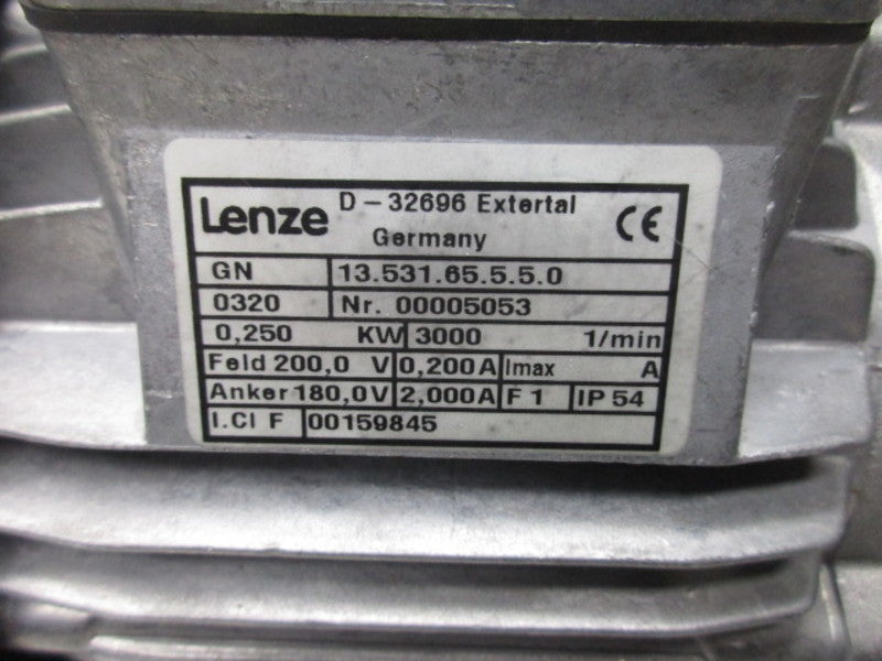 LENZE 495897/2 GEARMOTOR 200 VAC .2 A  NSNP
