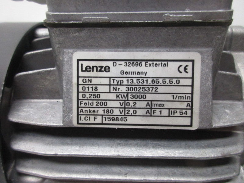 LENZE 381549/6 GEARMOTOR 200 VAC .2 A  NSNP