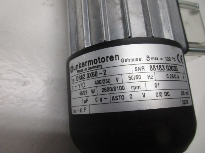 DUNKERMOTOREN DR62.0X60-2-PLG5 2.0 GEARMOTOR  NSNP