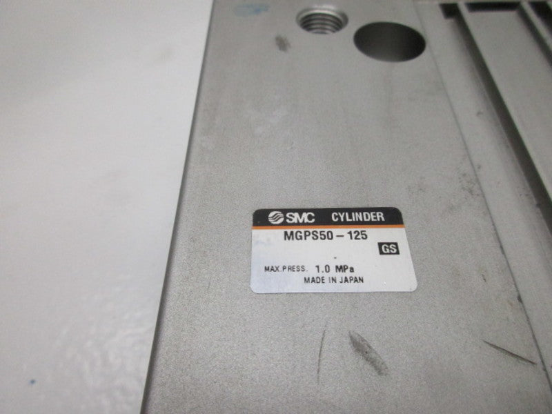 SMC MGPS50-125 CYLINDER MAX PRESS 1.0 MPA  NSNP