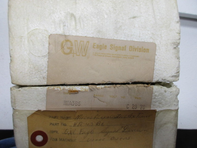 EAGLE SIGNAL HA43-B6 RESET TIMER  NSMP