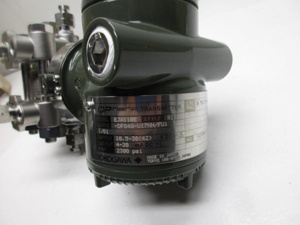 YOKOGAWA EJA110E-DFS4G-U17NN/FU1/D1 PRESSURE TRANSMITTER  NSMP