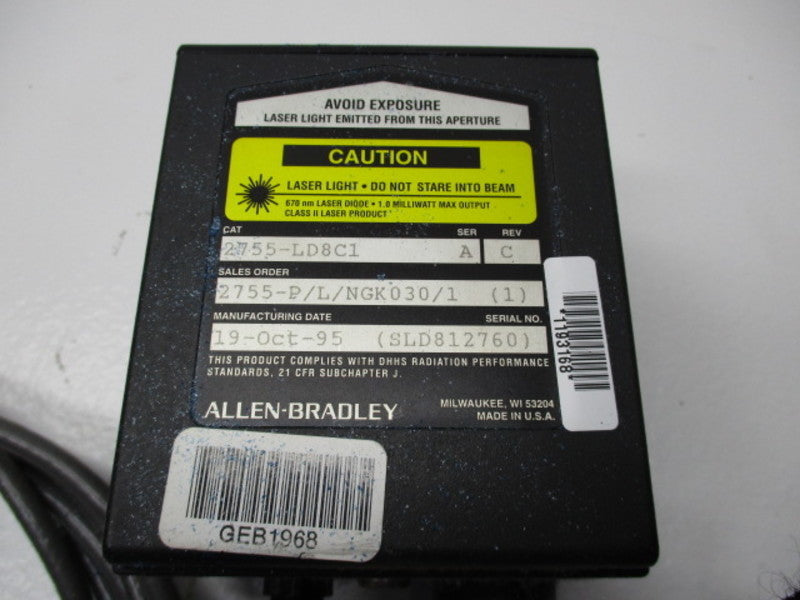 INDUSTRIAL SPARE PART 2755-LD8C1 SER.A LASER  NSNP