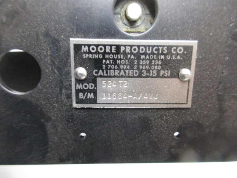 MOORE PRODUCTS 524T2 CONTROL STATION  NSMP