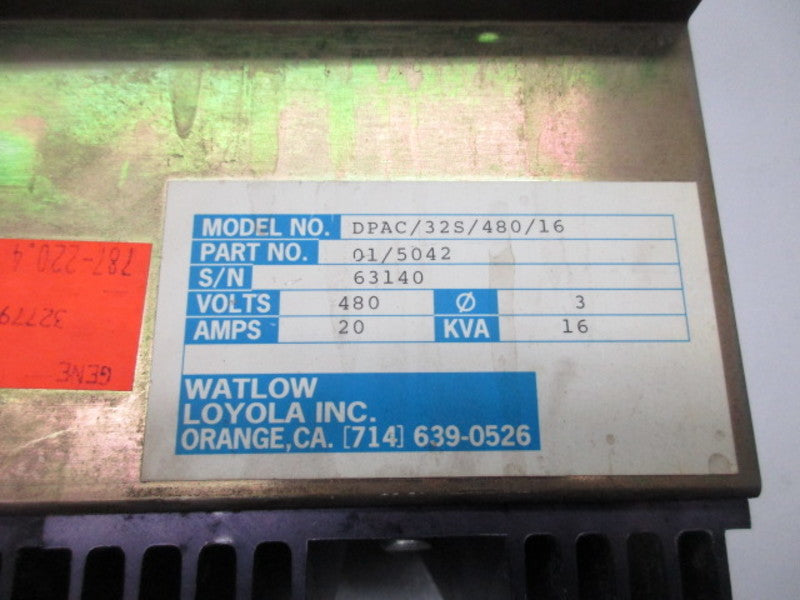 WATLOW LOYOLA DPAC/32S/480/16  NSNP