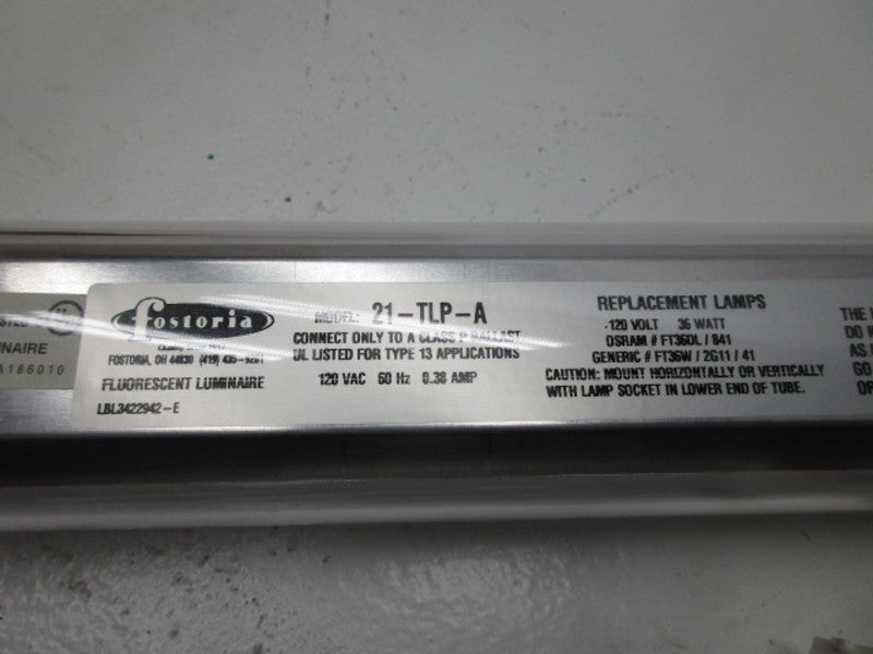 FOSTORIA 21-TLP-A FLOURESCENT MACHINE LIGHT 120V  NSMP