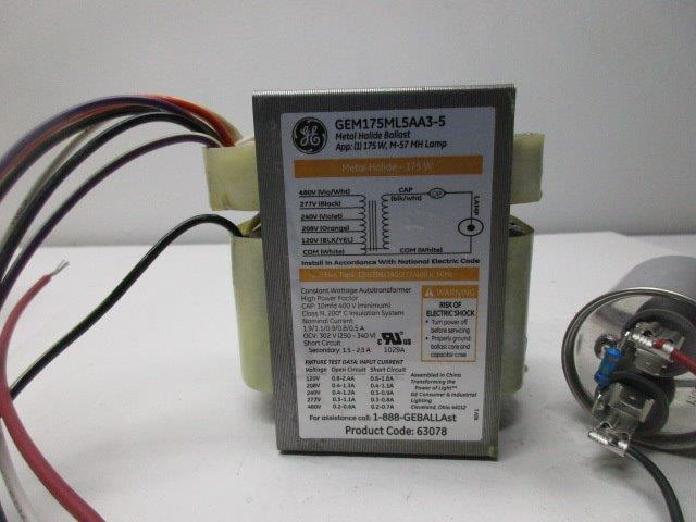 GENERAL ELECTRIC GEM175ML5AA3-5 (AS PICTURED)   NSMP