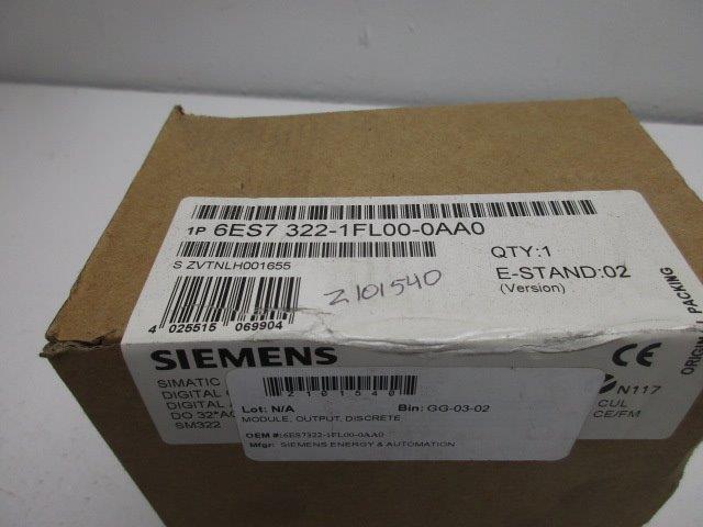 SIEMENS 6ES7322-1FL00-0AA0 * FACTORY SEALED *