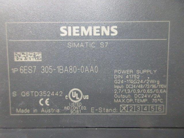 SIEMENS 6ES7305-1BA80-0AA0  NSMP