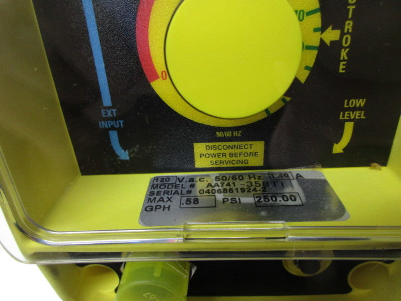 LMI AA741-358TI METERING PUMP 120V 1.40A  NSMP