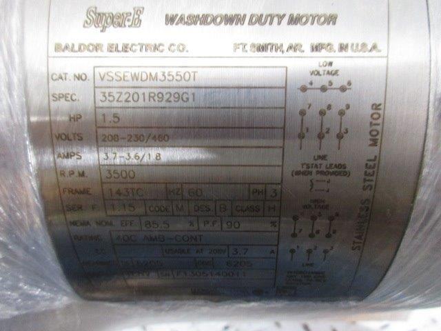 BALDOR VSSEWDM3550T  NSMP