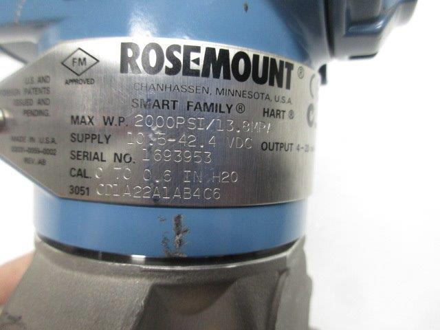 ROSEMOUNT 3051CD1A22A1AB4C6  NSNP