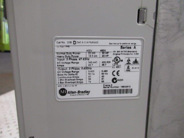 INDUSTRIAL SPARE PART 20BD040A0AYNAN0 SER.A  NSMP