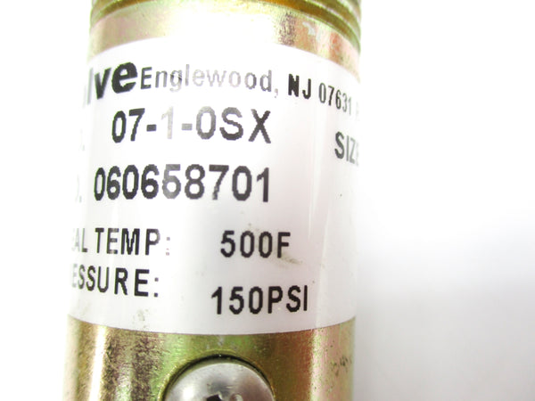 U.S. VALVE 07-1-0SX 150PSI 1" NSNP