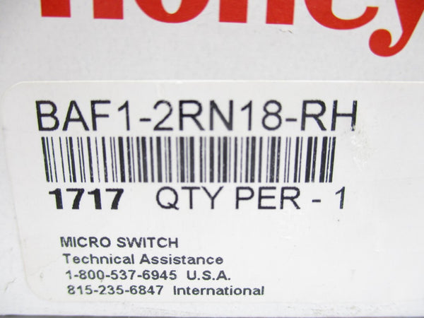 HONEYWELL BAF1-2RN18-RH 480VAC 20A NSMP