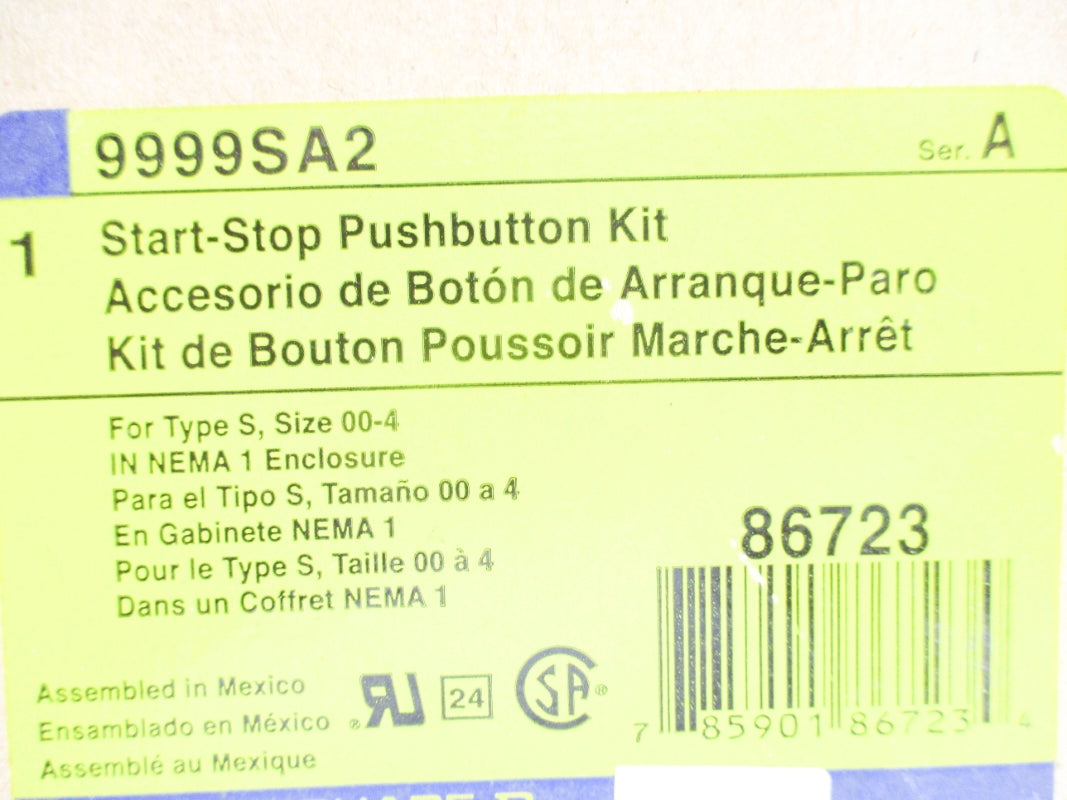 SQUARE D 9999SA2 SER. A NSMP