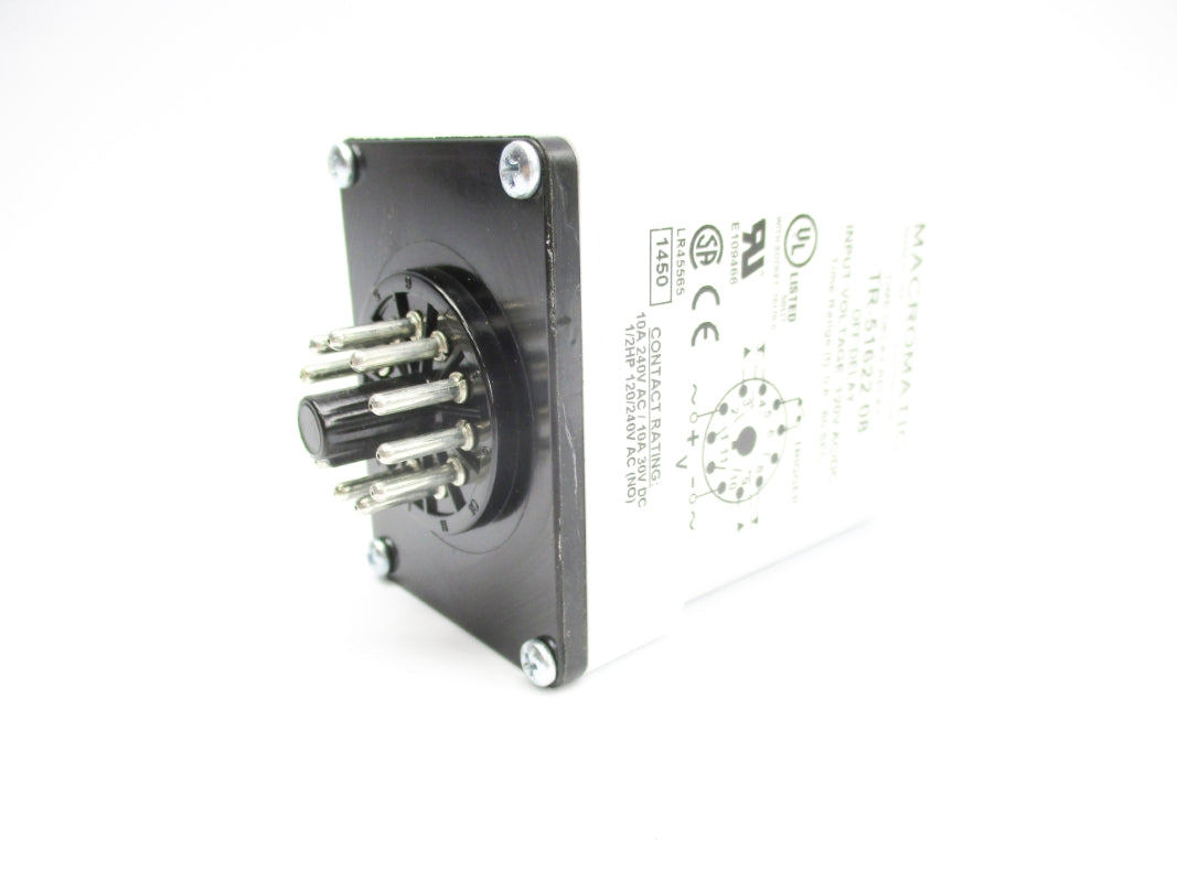 MACROMATIC TR-51622-08 23NV03 120VAC/DC 10A 0.6-60S NSMP