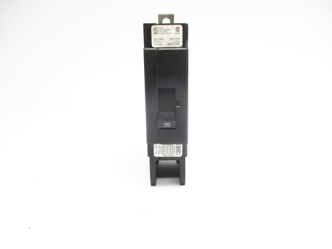 CUTLER HAMMER GHB1020 277VAC 20A NSNP