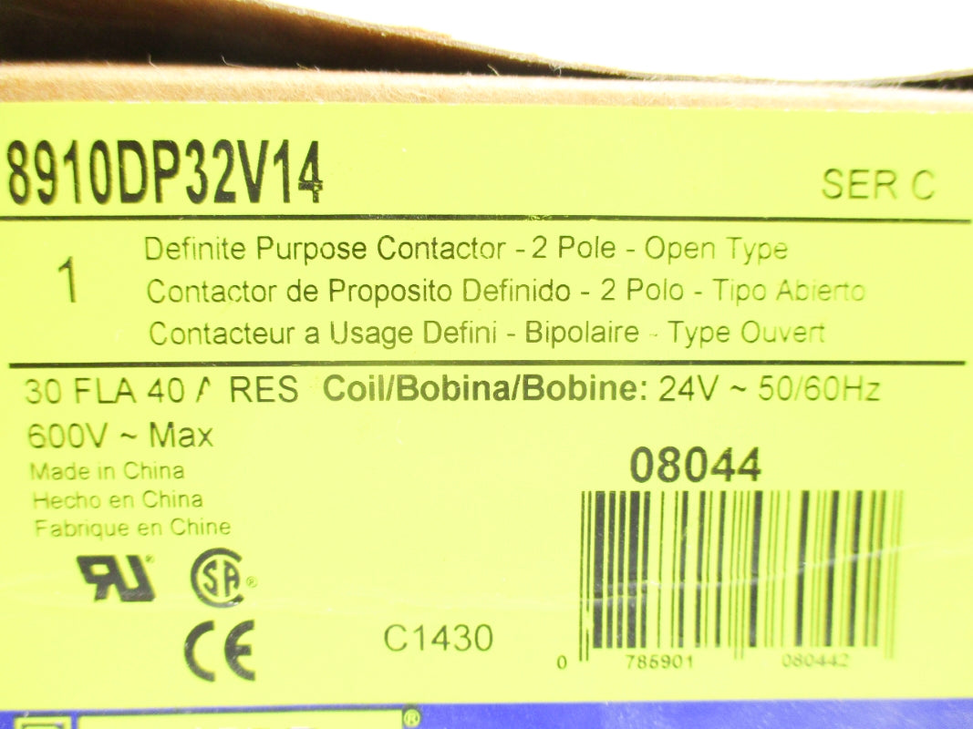 SQUARE D 8910DP32V14 SER. C 24V 30A NSMP
