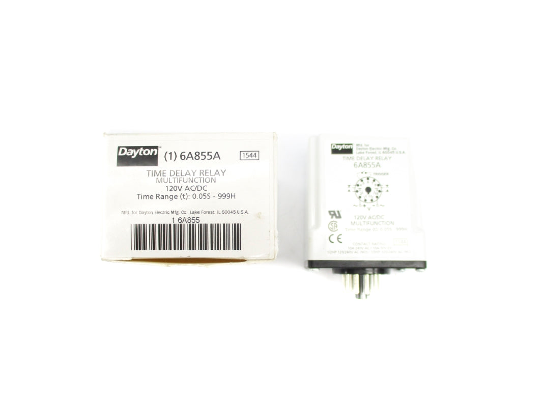 DAYTON 6A855A 120VAC/DC 10A 0.05S-999H NSMP