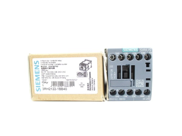 SIEMENS 3RH2122-1BB40 24VDC 10A NSMP
