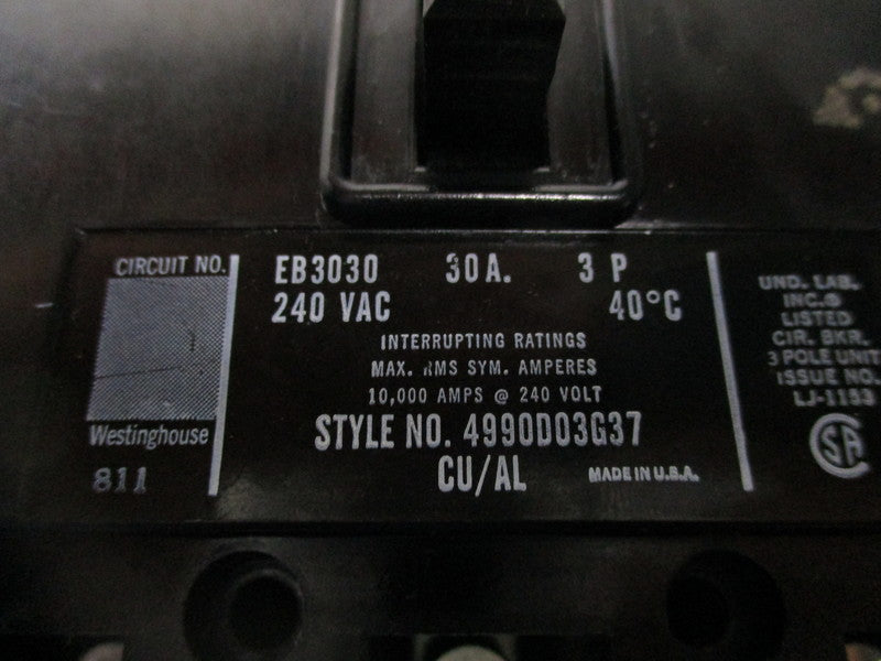 WESTINGHOUSE EB3030 4990D03G37  NSNP