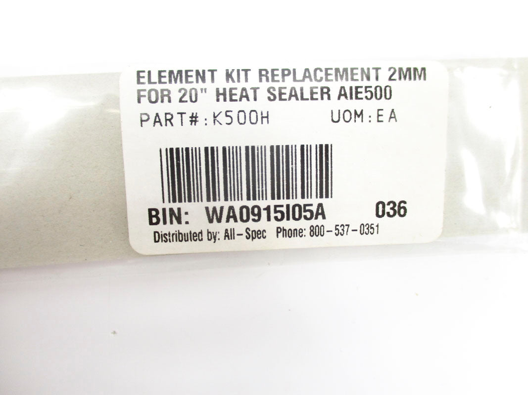SPARE PART KIT K500H (PKG. OF 2) NSMP