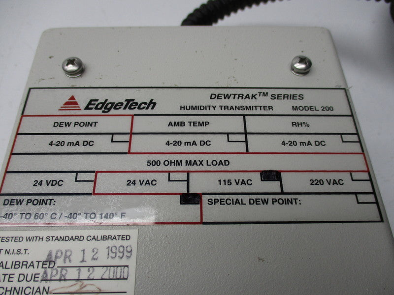 EDGETECH MODEL 200 (AS PICTURED)  NSNP