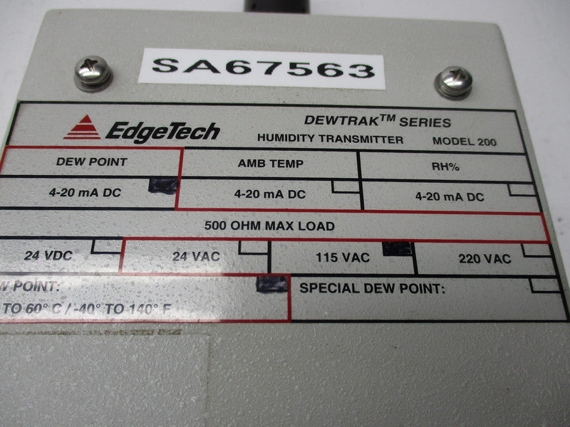 EDGETECH MODEL 200 (AS PICTURED)  NSNP