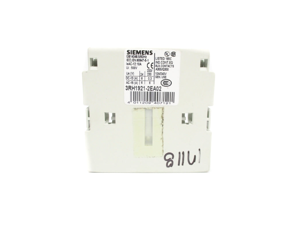 SIEMENS 3RH1921-2EA02 NSNP