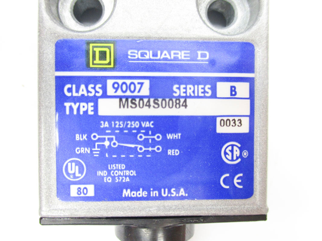 SQUARE D 9007MS04S0084 SER. B 125/250VAC NSNP