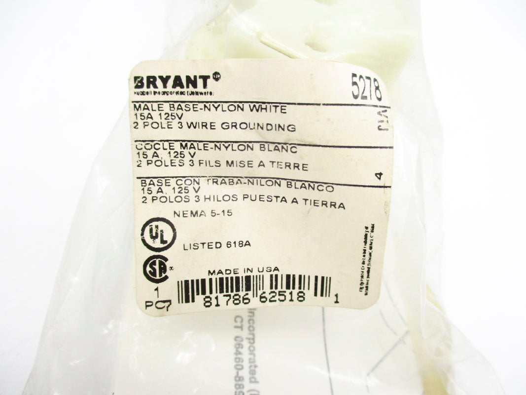 BRYANT 5278 15A 125V NSMP