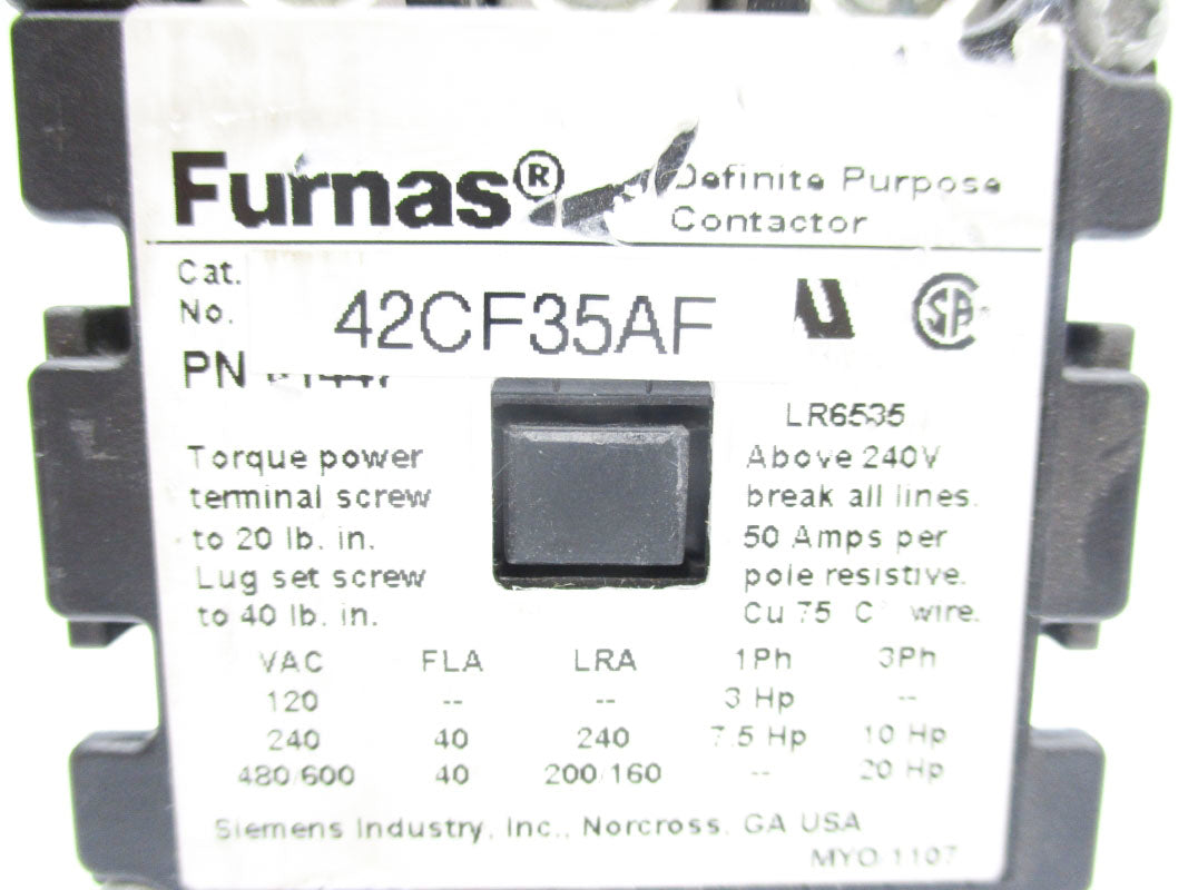 FURNAS 42CF35AF 110/120V 40A UNMP