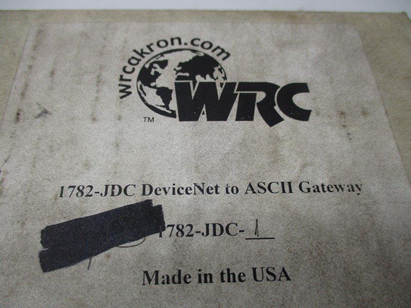 WRC 1782-JDC-1 (AS PICTURED)  NSMP