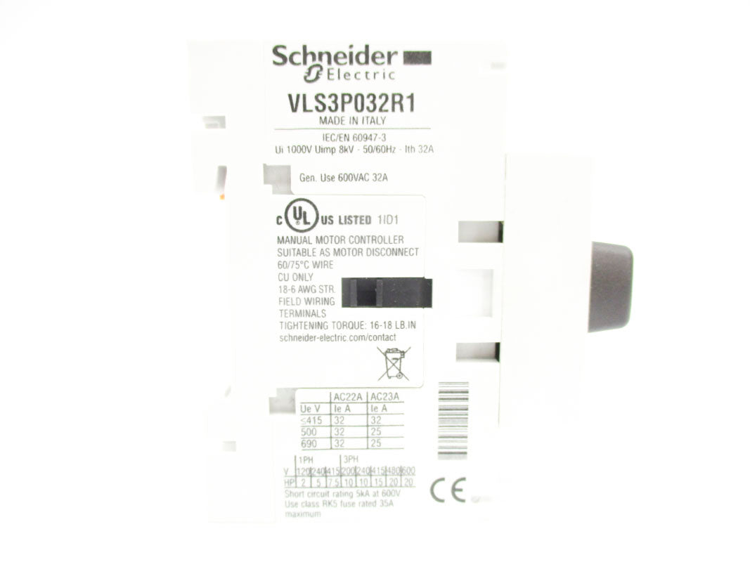 SCHNEIDER ELECTRIC VLS3P032R1 600VAC 32A NSNP