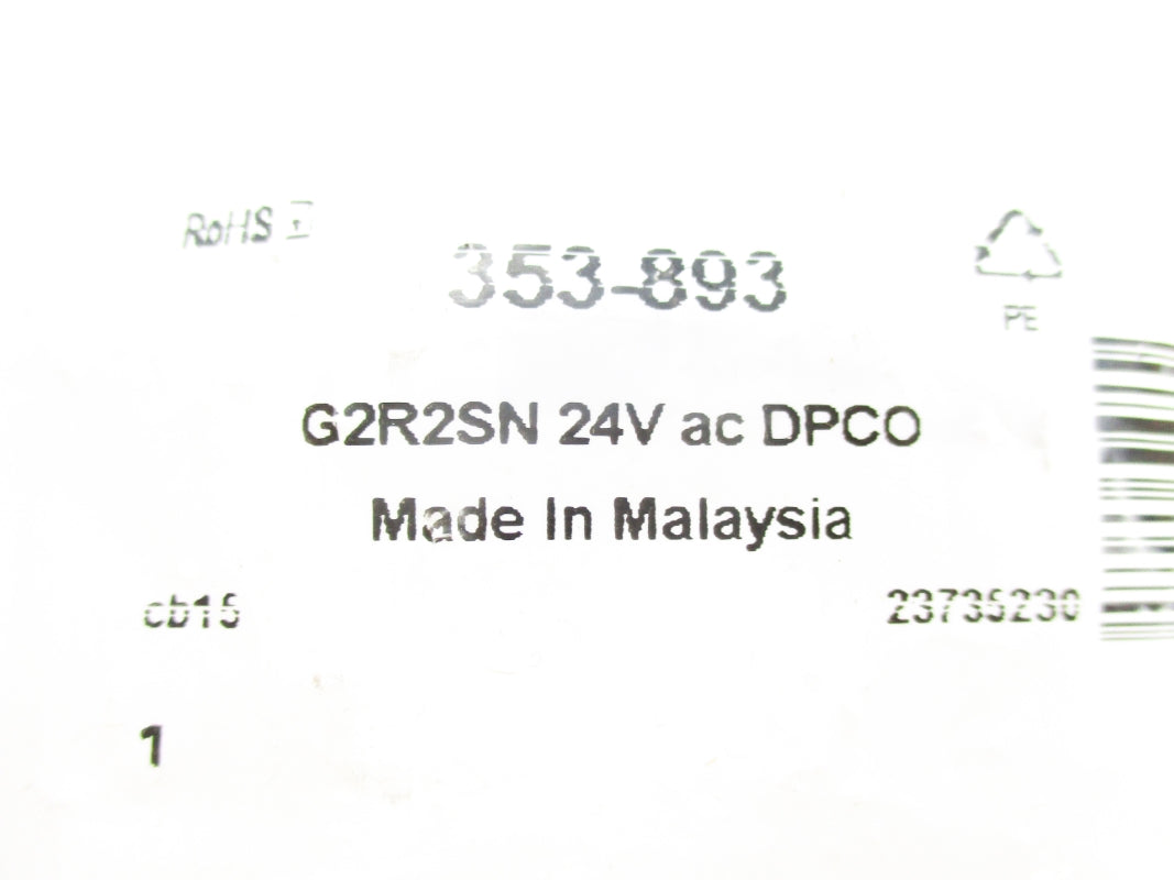 OMRON G2R2SN 353-893 24VAC NSMP