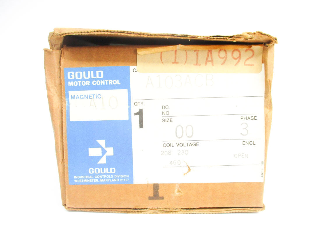 GOULD A103ACB 208/230/460V NSMP