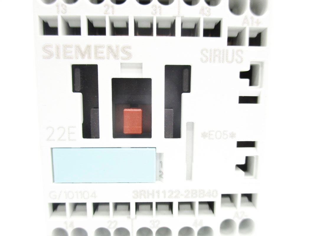 SIEMENS 3RH1122-2BB40 24VDC 10A NSNP