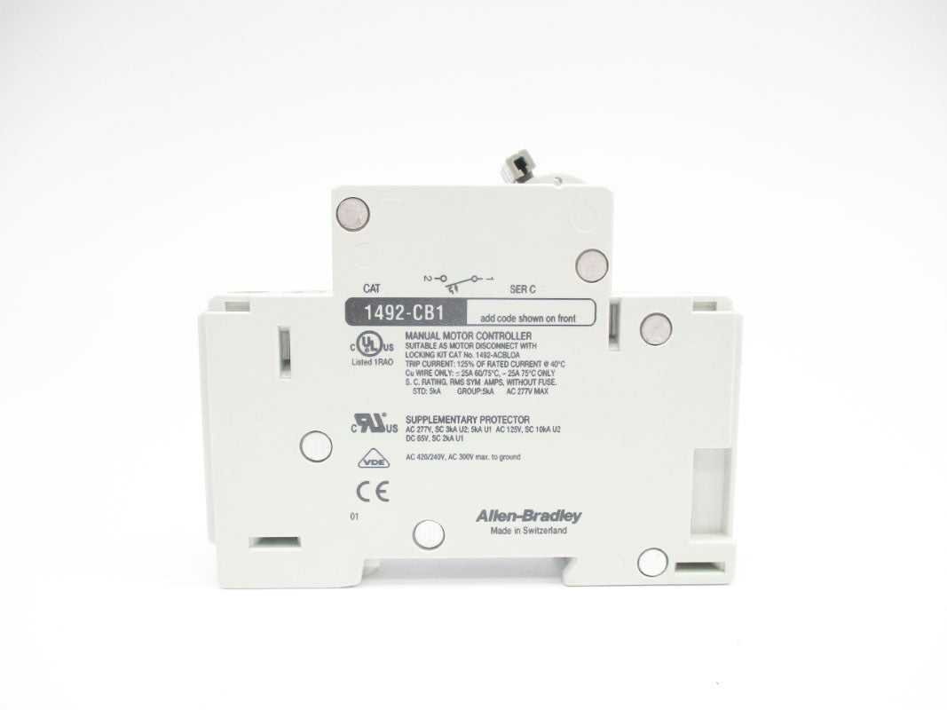 ALLEN BRADLEY 1492-CB1G020 SER. C 277VAC 2A NSMP