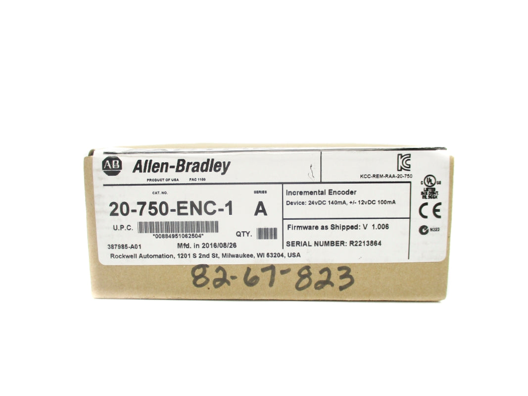 ALLEN BRADLEY 20-750-ENC-1 SER. A F/W V1.006 24VDC (BR/WH) NSFS