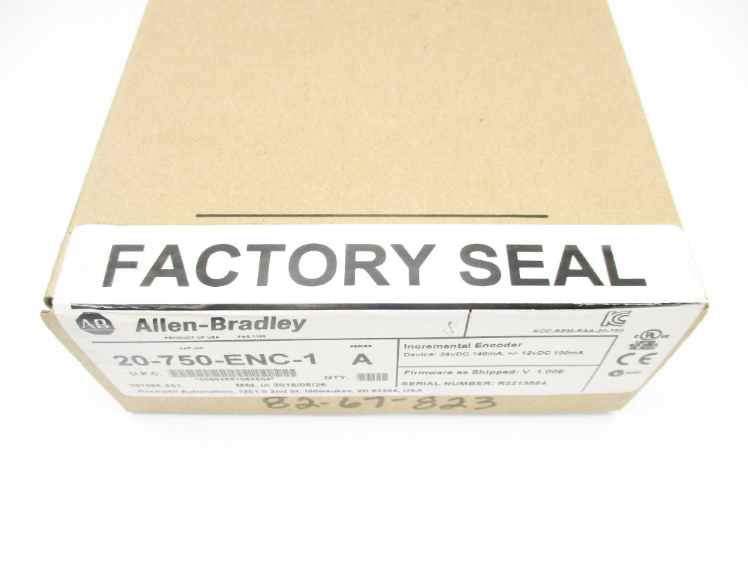 ALLEN BRADLEY 20-750-ENC-1 SER. A F/W V1.006 24VDC (BR/WH) NSFS